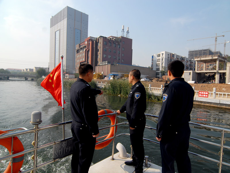 我局水政监察支队对滏阳河通航段开展执法巡查